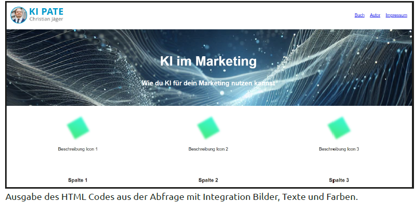 Landingpages mit KI